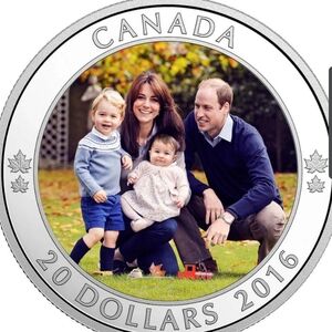 2016 RCM $20 A Royal Tour - Pure Silver Coin